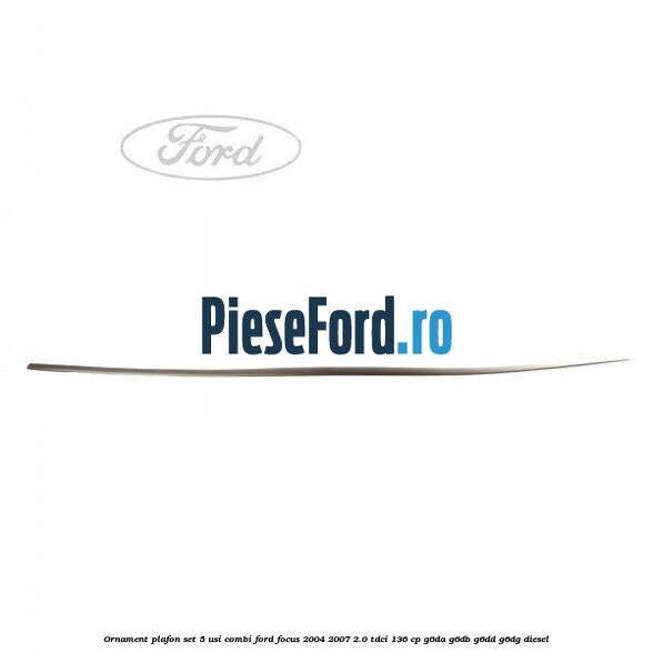 Ornament plafon set 5 usi combi Ford Focus 2004-2007 2.0 TDCi 136 cp G6DA, G6DB, G6DD, G6DG diesel
