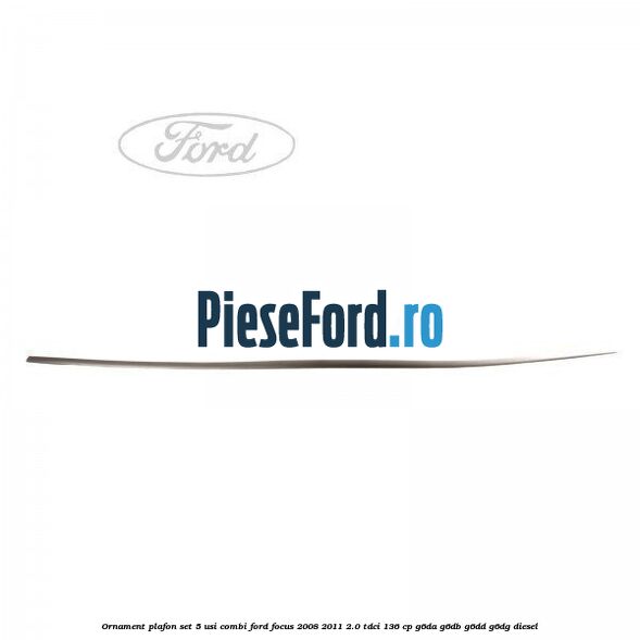 Ornament plafon set 5 usi combi Ford Focus 2008-2011 2.0 TDCi 136 cp Ornament plafon set 5 usi combi Ford Focus 2008-2011 2.0 TDCi 136 cp G6DA, G6DB, G6DD, G6DG diesel