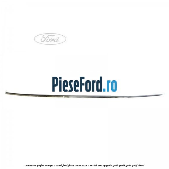 Ornament plafon stanga 3/5 usi Ford Focus 2008-2011 1.6 TDCi 109 cp G8DA, G8DB, G8DD, G8DE, G8DF diesel