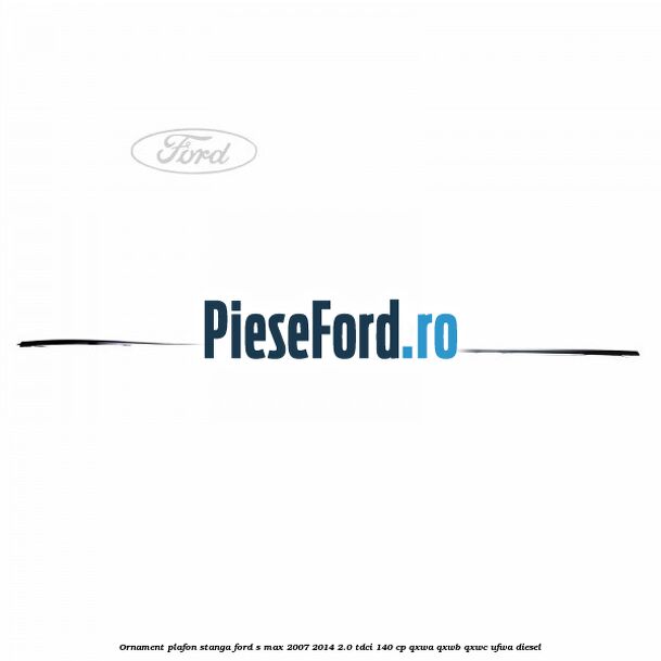 Ornament plafon stanga Ford S-Max 2007-2014 2.0 TDCi 140 cp QXWA, QXWB, QXWC, UFWA diesel