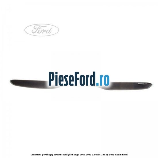 Ornament portbagaj centru, textil Ford Kuga 2008-2012 2.0 TDCi 136 cp G6DG, UKDA diesel