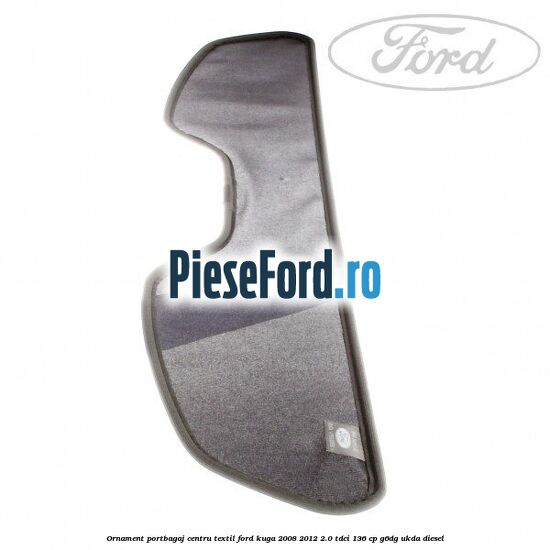 Ornament portbagaj centru, textil Ford Kuga 2008-2012 2.0 TDCi 136 cp G6DG, UKDA diesel