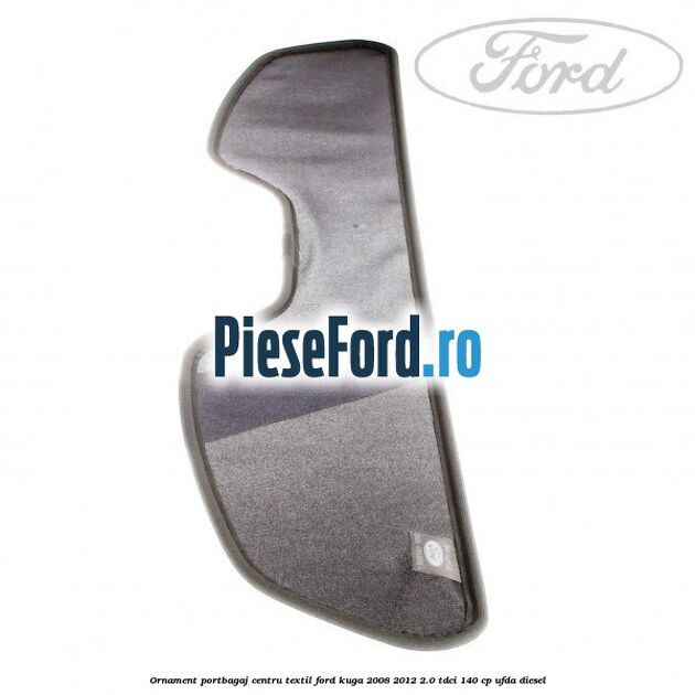 Ornament portbagaj centru, textil Ford Kuga 2008-2012 2.0 TDCI 140 cp UFDA diesel