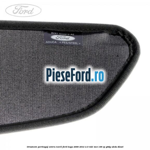 Ornament portbagaj centru, textil Ford Kuga 2008-2012 2.0 TDCi 4x4 136 cp G6DG, UKDA diesel