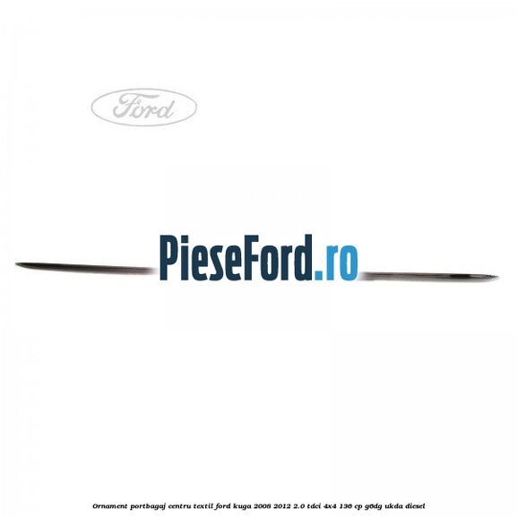 Ornament portbagaj centru, textil Ford Kuga 2008-2012 2.0 TDCi 4x4 136 cp G6DG, UKDA diesel