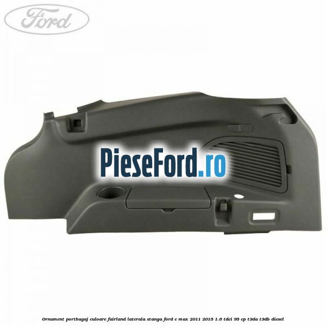 Ornament portbagaj culoare fairland laterala stanga Ford C-Max 2011-2015 1.6 TDCi 95 cp T3DA, T3DB diesel