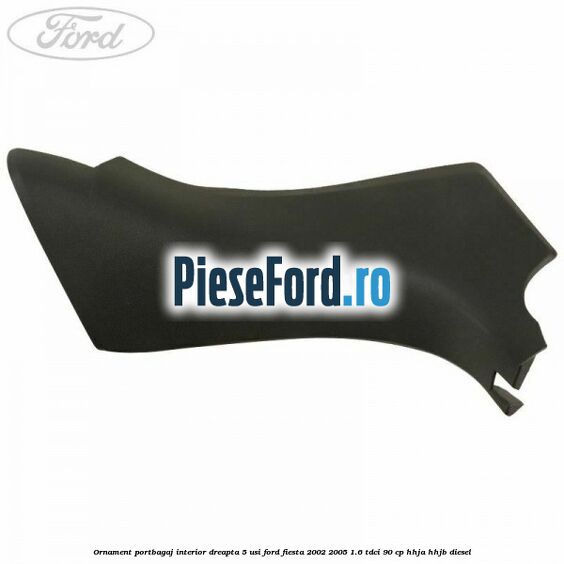 Ornament portbagaj interior dreapta 5 usi Ford Fiesta 2002-2005 1.6 TDCi 90 cp HHJA, HHJB diesel