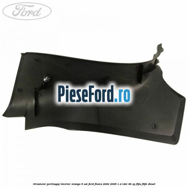 Ornament portbagaj interior stanga 5 usi Ford Fiesta 2002-2005 1.4 TDCi 68 cp F6JA, F6JB diesel