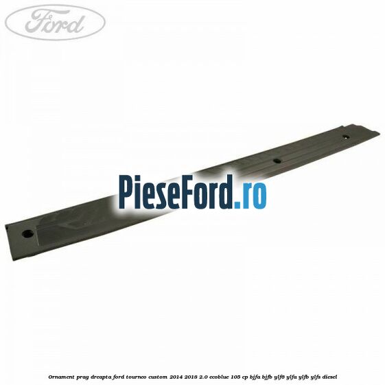 Ornament prag dreapta Ford Tourneo Custom 2014-2018 2.0 EcoBlue 105 cp BJFA, BJFB, YLF6, YLFA, YLFB, YLFS diesel