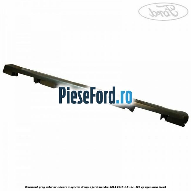 Ornament prag exterior culoare magnetic dreapta Ford Mondeo 2014-2018 1.5 TDCi 120 cp UGCC, XUCA diesel
