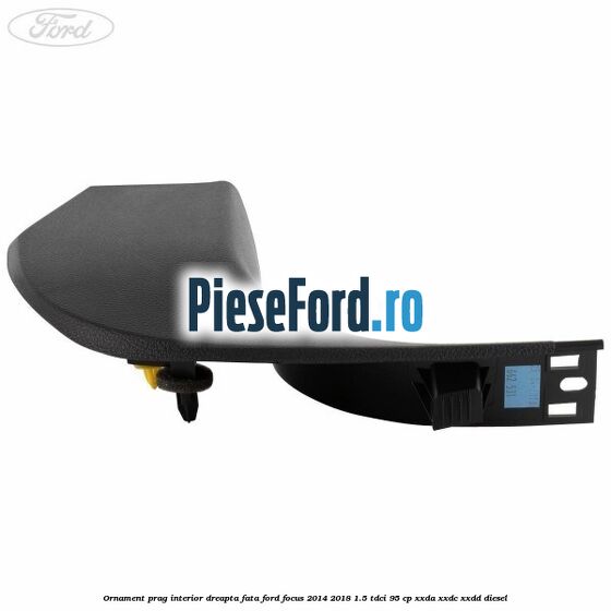 Ornament prag interior dreapta fata Ford Focus 2014-2018 1.5 TDCi 95 cp XXDA, XXDC, XXDD diesel
