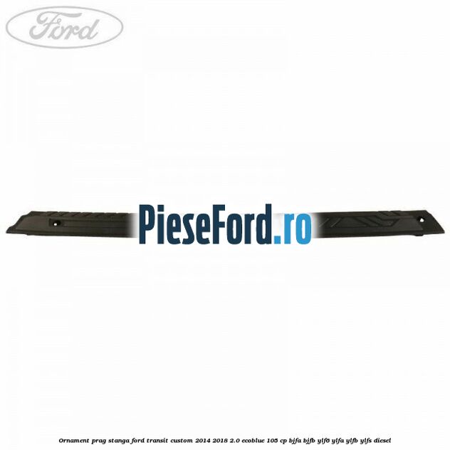 Ornament prag stanga Ford Transit Custom 2014-2018 2.0 EcoBlue 105 cp BJFA, BJFB, YLF6, YLFA, YLFB, YLFS diesel