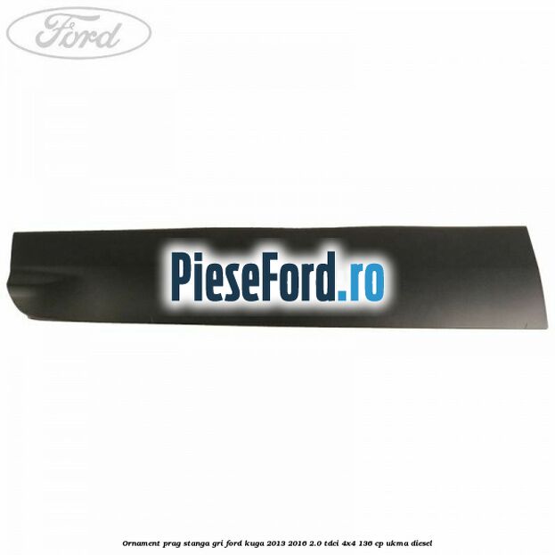 Ornament prag stanga gri Ford Kuga 2013-2016 2.0 TDCi 4x4 136 cp UKMA diesel