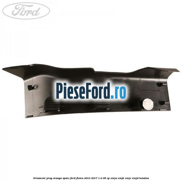 Ornament prag stanga spate Ford Fiesta 2013-2017 1.0 65 cp XMJA, XMJB, XMJC, XMJD benzina