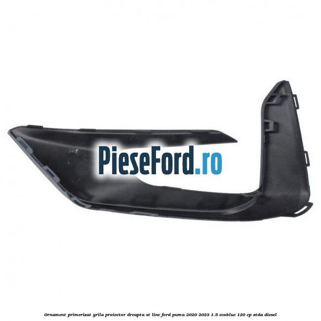 Ornament primerizat grila proiector dreapta ST Line Ford Puma 2020-2023 1.5 EcoBlue 120 cp ZTDA diesel
