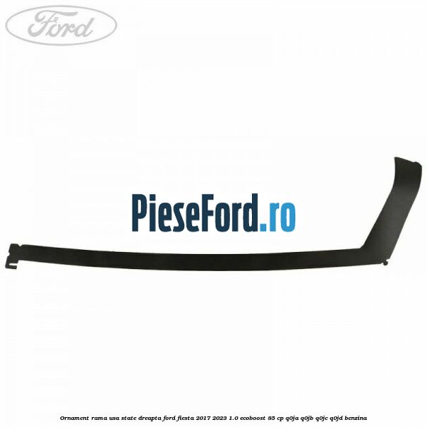 Ornament rama usa state dreapta Ford Fiesta 2017-2023 1.0 EcoBoost 85 cp Q0JA, Q0JB, Q0JC, Q0JD benzina