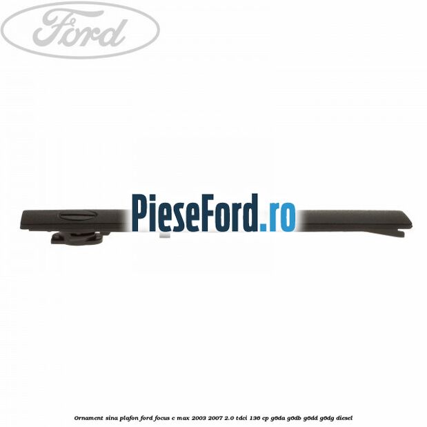 Ornament sina plafon Ford Focus C-Max 2003-2007 2.0 TDCi 136 cp G6DA, G6DB, G6DD, G6DG diesel
