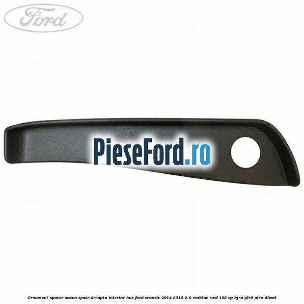 Ornament spatar scaun spate dreapta interior BUS Ford Transit 2014-2018 2.0 EcoBlue RWD 105 cp BJRA, YLR6, YLRA diesel