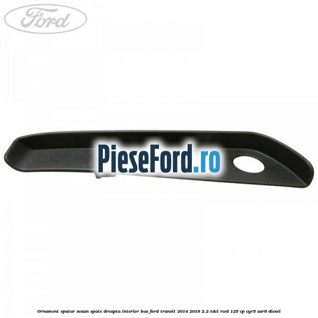 Ornament spatar scaun spate dreapta interior BUS Ford Transit 2014-2018 2.2 TDCi RWD 125 cp CYR5, USR6 diesel