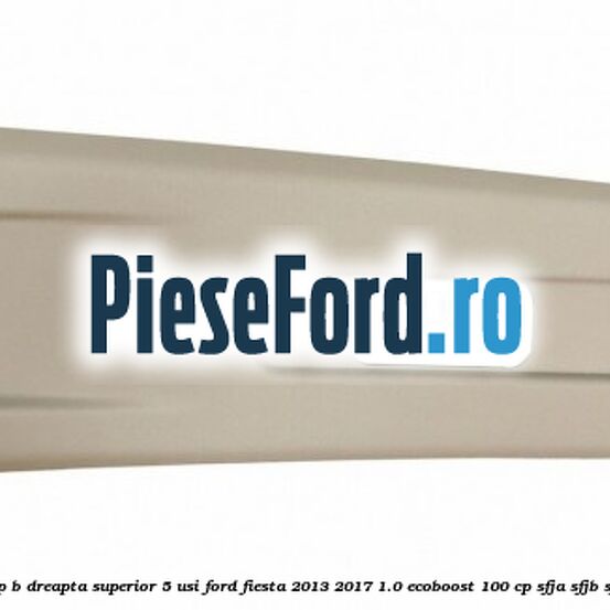 Ornament stalp B dreapta superior 5 usi Ford Fiesta 2013-2017 1.0 EcoBoost 100 cp SFJA, SFJB, SFJC, SFJD benzina