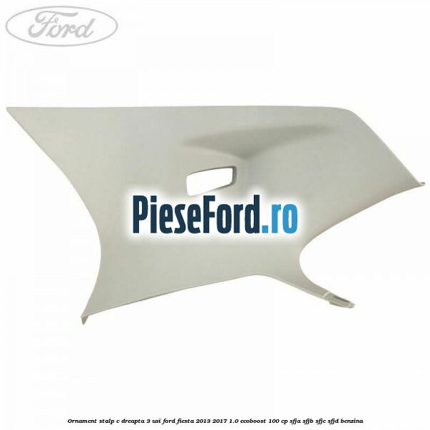 Ornament stalp C dreapta 3 usi Ford Fiesta 2013-2017 1.0 EcoBoost 100 cp Ornament stalp C dreapta 3 usi Ford Fiesta 2013-2017 1.0 EcoBoost 100 cp SFJA, SFJB, SFJC, SFJD benzina
