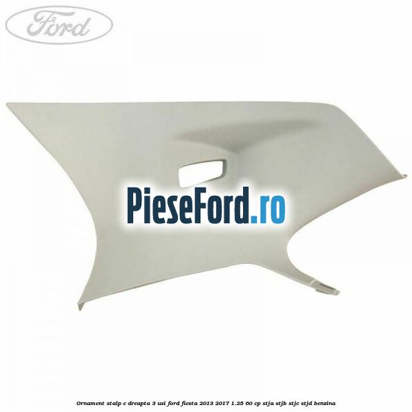 Ornament stalp C dreapta 3 usi Ford Fiesta 2013-2017 1.25 60 cp STJA, STJB, STJC, STJD benzina