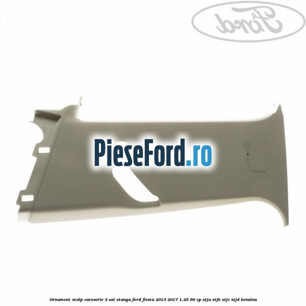 Ornament stalp caroserie 3 usi stanga Ford Fiesta 2013-2017 1.25 60 cp STJA, STJB, STJC, STJD benzina