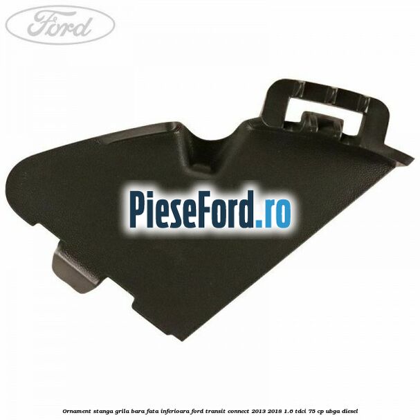 Ornament stanga grila bara fata inferioara Ford Transit Connect 2013-2018 1.6 TDCi 75 cp UBGA diesel