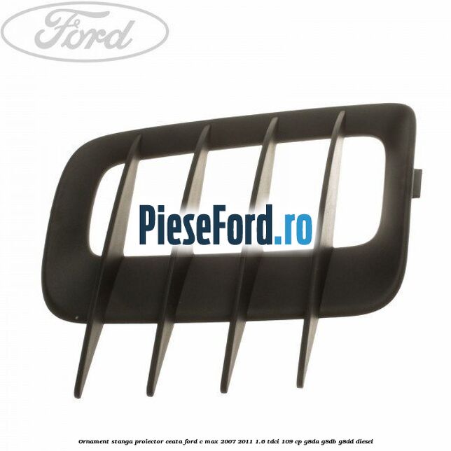 Ornament stanga proiector ceata Ford C-Max 2007-2011 1.6 TDCi 109 cp Ornament stanga proiector ceata Ford C-Max 2007-2011 1.6 TDCi 109 cp G8DA, G8DB, G8DD diesel