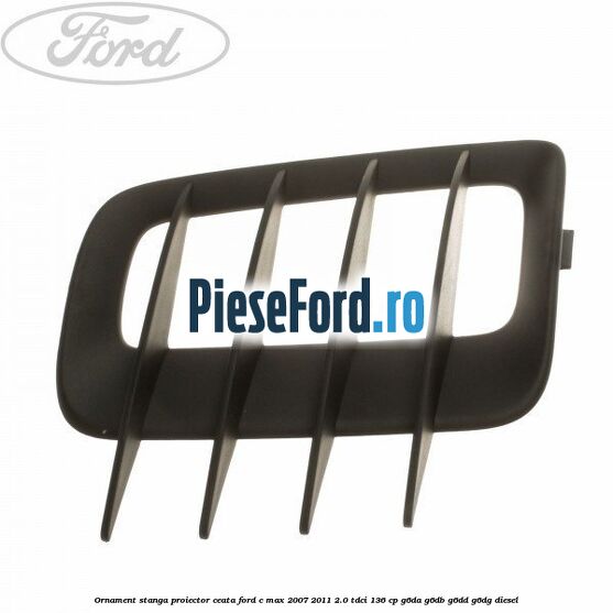Ornament stanga proiector ceata Ford C-Max 2007-2011 2.0 TDCi 136 cp G6DA, G6DB, G6DD, G6DG diesel