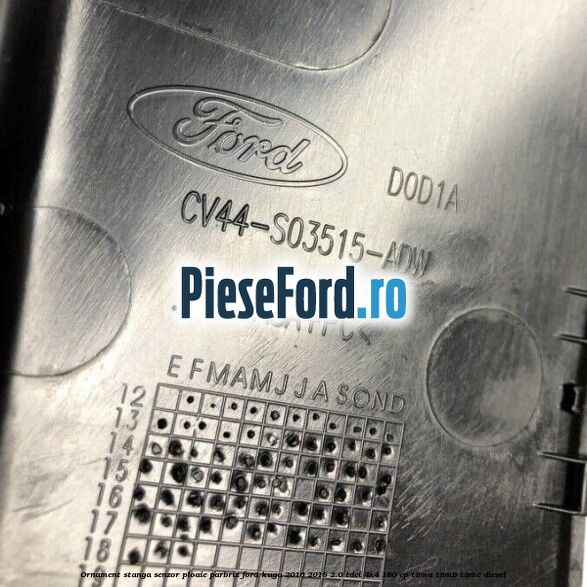 Ornament stanga senzor ploaie parbriz Ford Kuga 2016-2018 2.0 TDCi 4x4 180 cp T8MA, T8MB, T8MC diesel