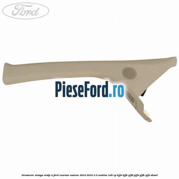 Ornament stanga stalp A Ford Tourneo Custom 2014-2018 2.0 EcoBlue 105 cp BJFA, BJFB, YLF6, YLFA, YLFB, YLFS diesel