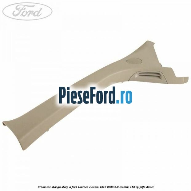 Ornament stanga stalp A Ford Tourneo Custom 2019-2023 2.0 EcoBlue 150 cp P0FA diesel