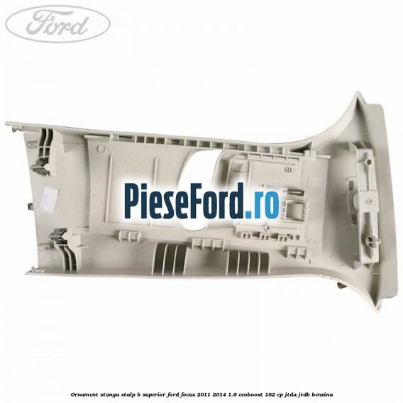 Ornament stanga stalp B superior Ford Focus 2011-2014 1.6 EcoBoost 182 cp JTDA, JTDB benzina