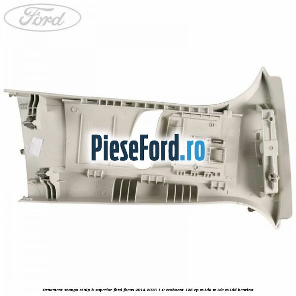 Ornament stanga stalp B superior Ford Focus 2014-2018 1.0 EcoBoost 125 cp M1DA, M1DC, M1DD benzina