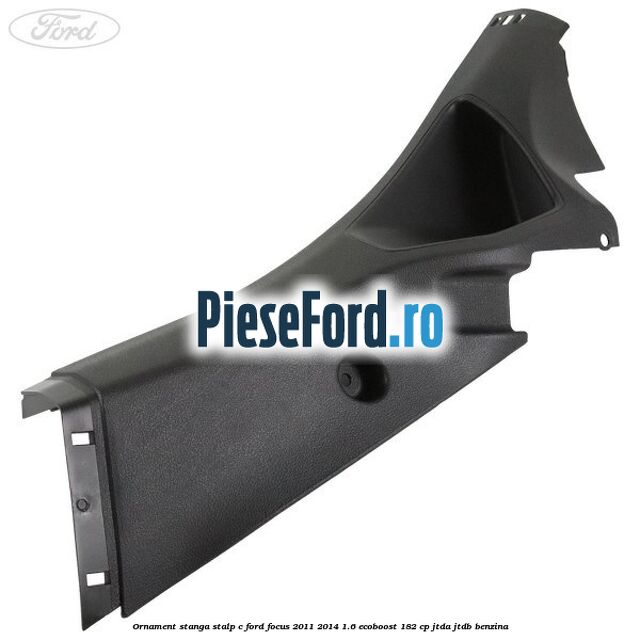 Ornament stanga stalp C Ford Focus 2011-2014 1.6 EcoBoost 182 cp JTDA, JTDB benzina