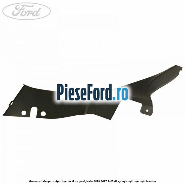 Ornament stanga stalp C inferior 5 usi Ford Fiesta 2013-2017 1.25 82 cp SNJA, SNJB, SNJC, SNJD benzina
