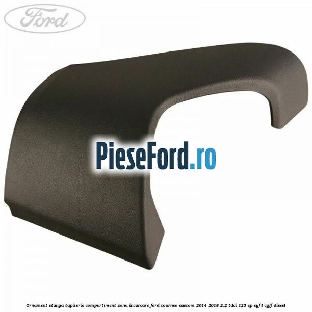 Ornament stanga tapiterie compartiment zona incarcare Ford Tourneo Custom 2014-2018 2.2 TDCi 125 cp CYF4, CYFF diesel