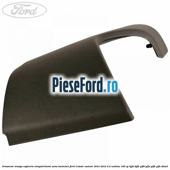 Ornament stanga tapiterie compartiment zona incarcare Ford Transit Custom 2014-2018 2.0 EcoBlue 105 cp Ornament stanga tapiterie compartiment zona incarcare Ford Transit Custom 2014-2018 2.0 EcoBlue 105 cp BJFA, BJFB, YLF6, YLFA, YLFB, YLFS diesel
