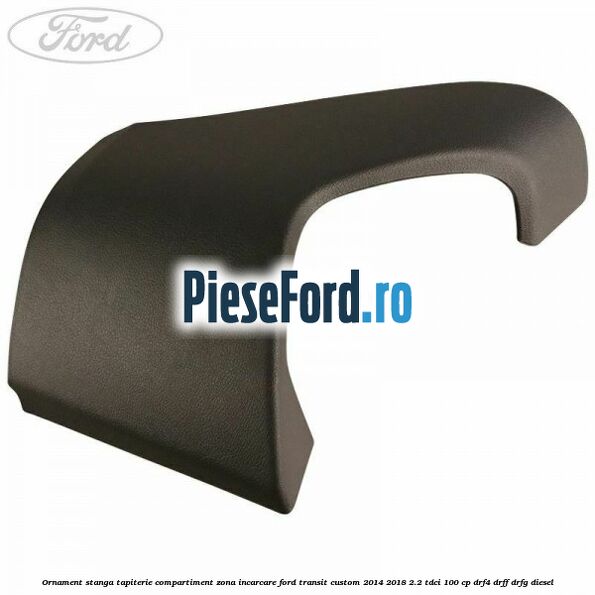 Ornament stanga tapiterie compartiment zona incarcare Ford Transit Custom 2014-2018 2.2 TDCi 100 cp DRF4, DRFF, DRFG diesel