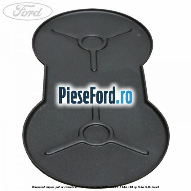 Ornament suport pahar consola centrala Ford C-Max 2011-2015 1.6 TDCi 115 cp T1DA, T1DB diesel
