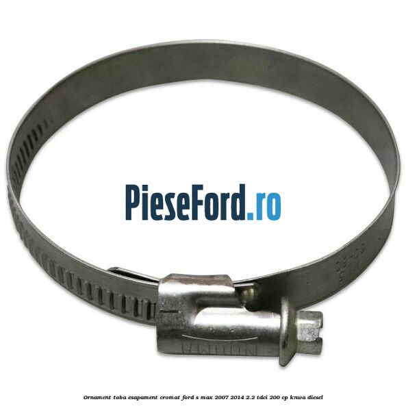 Ornament toba esapament, cromat Ford S-Max 2007-2014 2.2 TDCi 200 cp KNWA diesel