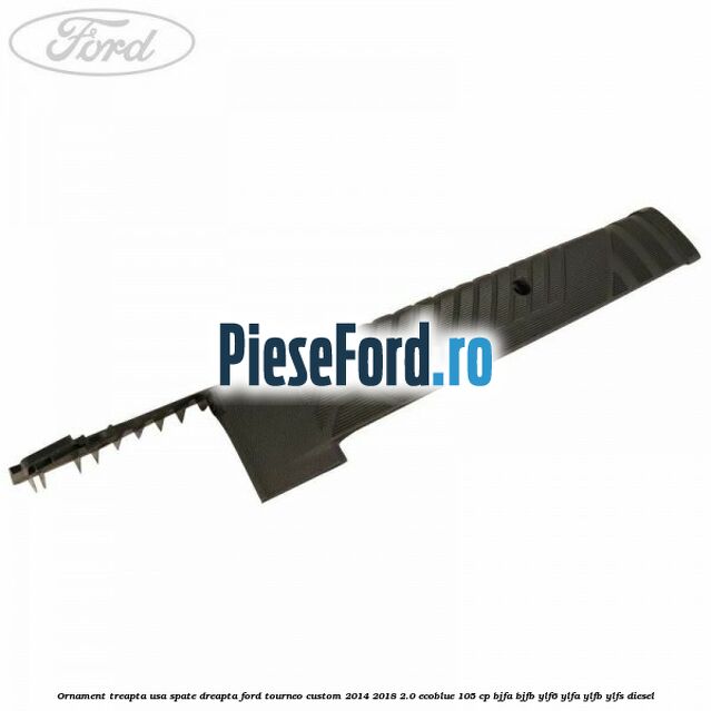 Ornament treapta usa spate dreapta Ford Tourneo Custom 2014-2018 2.0 EcoBlue 105 cp BJFA, BJFB, YLF6, YLFA, YLFB, YLFS diesel