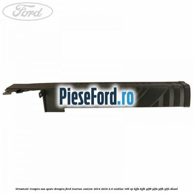 Ornament treapta usa spate dreapta Ford Tourneo Custom 2014-2018 2.0 EcoBlue 105 cp BJFA, BJFB, YLF6, YLFA, YLFB, YLFS diesel