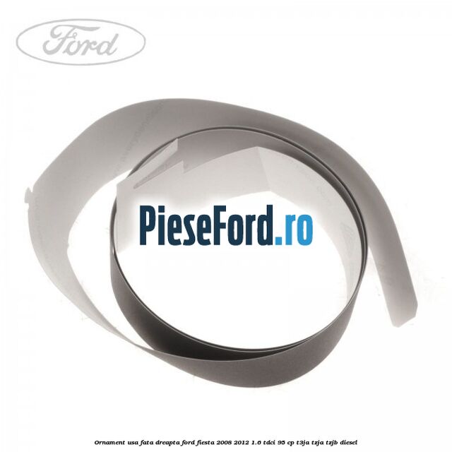 Ornament usa fata dreapta Ford Fiesta 2008-2012 1.6 TDCi 95 cp T3JA, TZJA, TZJB diesel