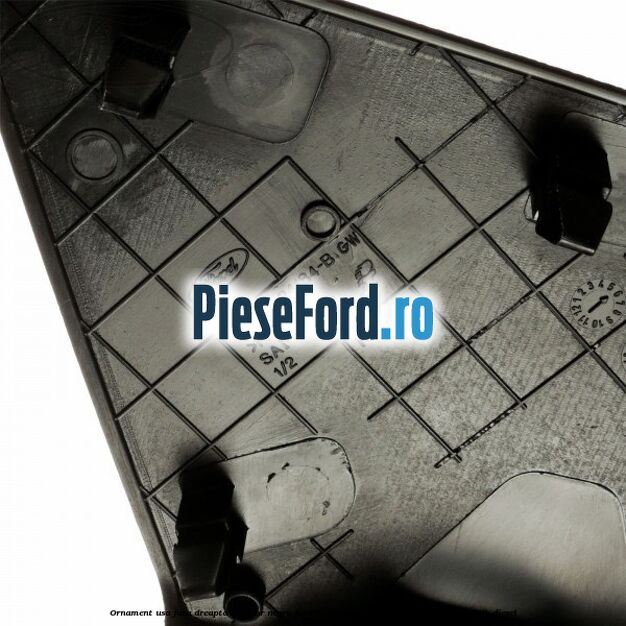Ornament usa fata dreapta interior negru Ford Fiesta 2002-2005 1.4 TDCi 68 cp Ornament usa fata dreapta interior negru Ford Fiesta 2002-2005 1.4 TDCi 68 cp F6JA, F6JB diesel