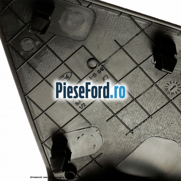 Ornament usa fata dreapta interior negru Ford Fiesta 2005-2008 1.6 16V 100 cp FYJA, FYJB benzina