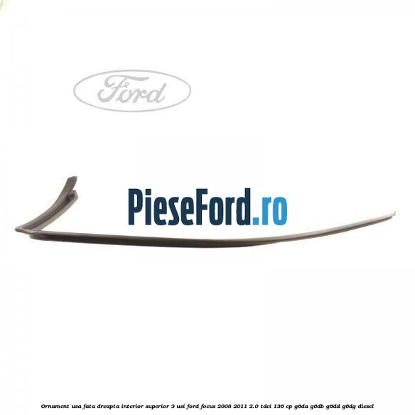 Ornament usa fata dreapta interior superior 3 usi Ford Focus 2008-2011 2.0 TDCi 136 cp G6DA, G6DB, G6DD, G6DG diesel