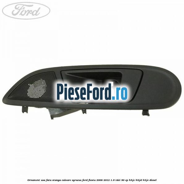 Ornament usa fata stanga culoare Syracus Ford Fiesta 2008-2012 1.6 TDCi 90 cp HHJC, HHJD, HHJE diesel