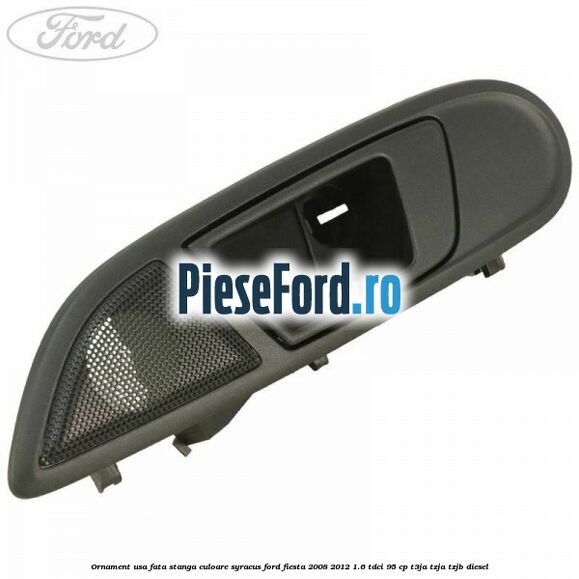 Ornament usa fata stanga culoare Syracus Ford Fiesta 2008-2012 1.6 TDCi 95 cp T3JA, TZJA, TZJB diesel